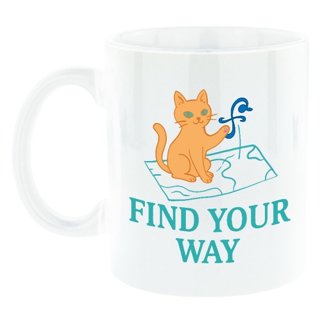 Find Your Way mug