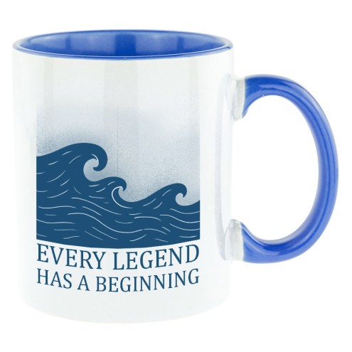 Set Sail Bi-Color Tasse blau